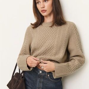 Reformation Calloway Regenerative Wool Crew NWT Size Small